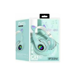 Ασύρματα Over Ear Παιδικά Ακουστικά Cat P33M Γαλάζιο
