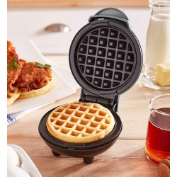 Βαφλιέρα σε Στρογγυλό Σχήμα 350W - Mini Waffle Maker 