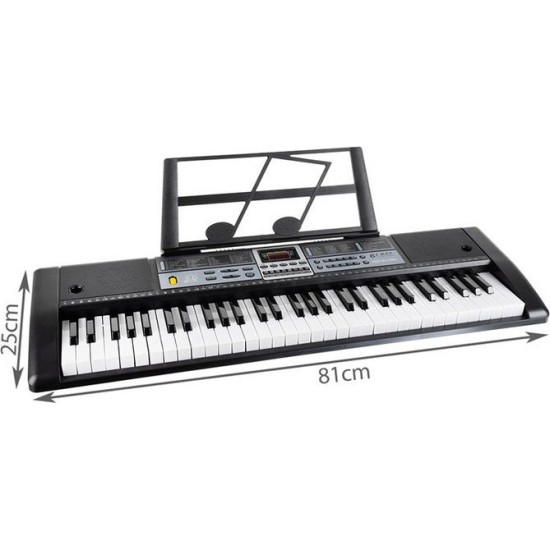 Αρμόνιο Kids Electronic Keyboard με 61 Πλήκτρα Τυπικής Αφής (Μαύρο)
