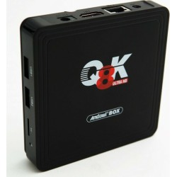 Andowl TV Box Q 8K  UHD 8K UHD με WiFi USB 2.0 / USB 3.0 4GB RAM & 64GB Αποθηκευτικό Χώρο με Λειτουργικό Android