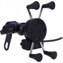 Extreme Action Bάση Φορτιστής USB Κινητού με Spider Grip για Μηχανή & Ποδήλατο