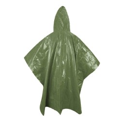 Αδιάβροχo Αντιανεμικό Ανδρικό Πόντσο Εργασίας Χακί Μήκους 132εκ. oem