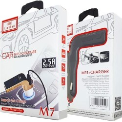 Car Charger Earldom ET-M7 USB Fast Charging Wireless FM Transmiter Φορτιστή Αυτοκινήτου Μαύρο ΟΕΜ
