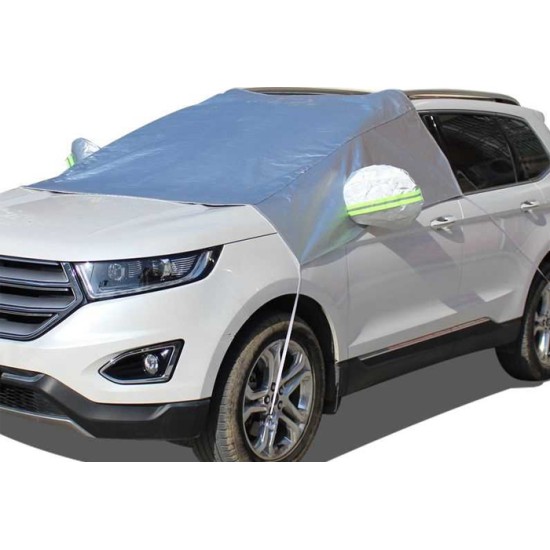 CarSun Εξωτερικό Κάλυμμα Παρμπρίζ 234x158cm 2 Σε 1 Και Αντιπαγωτικό & Ηλιοπροστασία LA-232