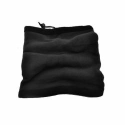 Αθλητικό Περιλαίμιο Fleece Μαύρο με γκρι gm55