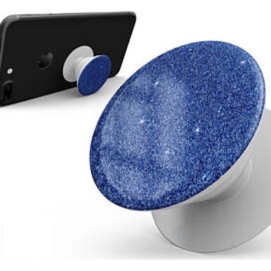 OEM Pop Socket Μπλέ Glitter