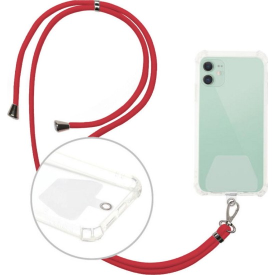 Universal Lanyard Λουράκι Λαιμού για Κινητά Κόκκινο Universal Lanyard Λουράκι Λαιμού για Κινητά Κόκκινο