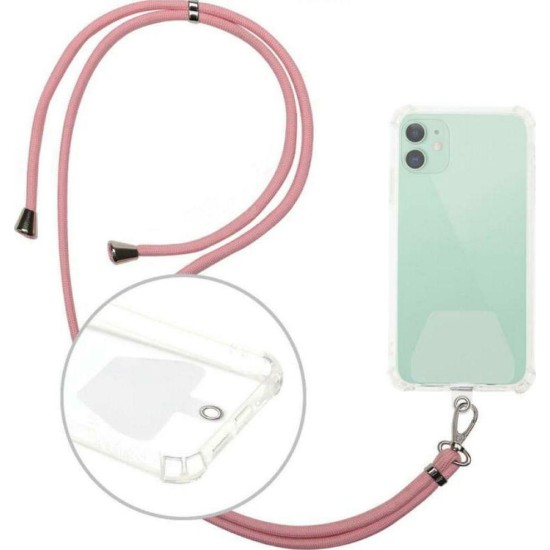 Universal Lanyard Λουράκι Λαιμού για Κινητά Ροζ Universal Lanyard Λουράκι Λαιμού για Κινητά Ροζ