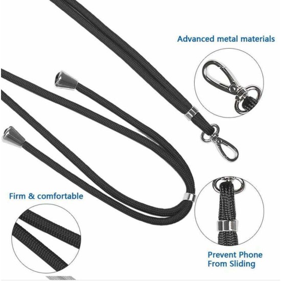 Universal Lanyard Λουράκι Λαιμού για Κινητά Λευκό