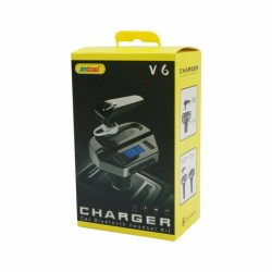 Andowl Φορτιστής Αυτοκινήτου AN-V6 με Θύρες: 2xUSB και Ακουστικά Bluetooth