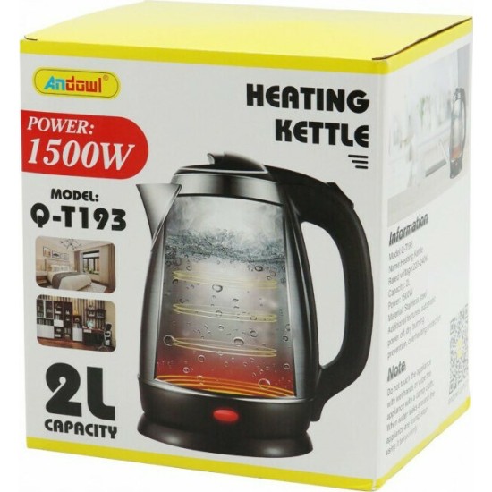 Andowl Q-T193 Βραστήρας 2lt 1500W Inox