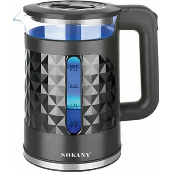 Sokany SK-1028 Βραστήρας 2.3lt 2000W Μαύρος