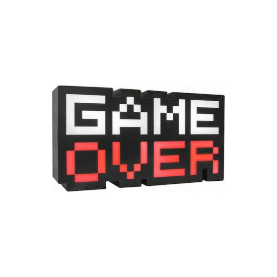 Παιδικό Διακοσμητικό Φωτιστικό Game Over με Εναλλαγές Χρωματισμών