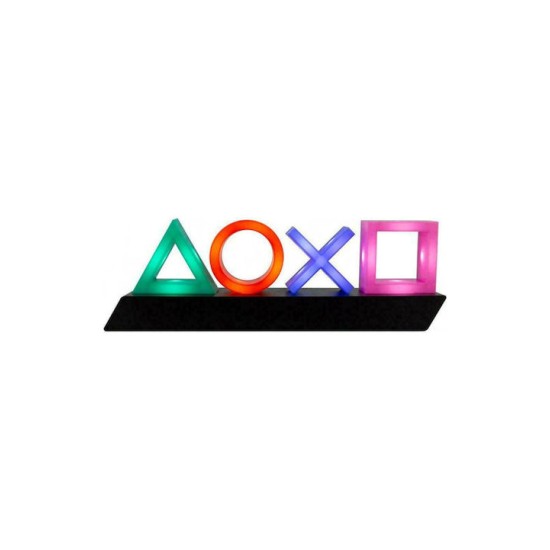 Παιδικό Διακοσμητικό Φωτιστικό PlayStation Light Icons με Εναλλαγές Χρωματισμών