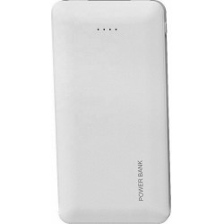 Ezra PB03 Power Bank 10000mAh με 2 Θύρες USB-A Λευκό