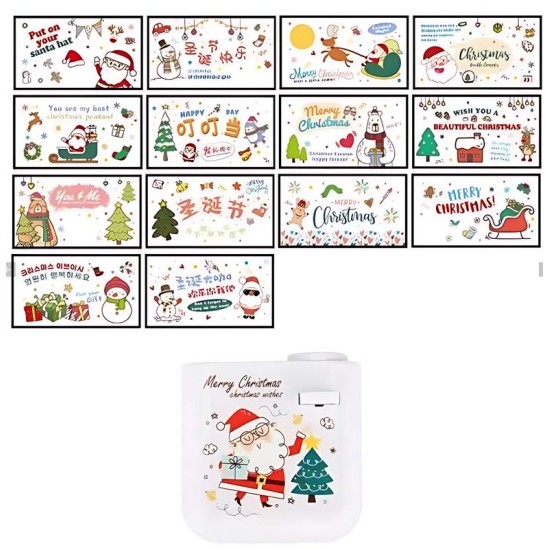 Χριστουγεννιάτικος Προτζέκτορας LED Με 14 Κάρτες Μοτίβων A186