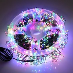  1000 Χριστουγεννιάτικα LED Λαμπάκια  RGB 100m σε καρούλι με τηλεχειριστήριο