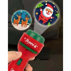  Χριστουγεννιάτικος Προτζέκτορας Φακός Με 24 Σχέδια Και 3 Δίσκους A185