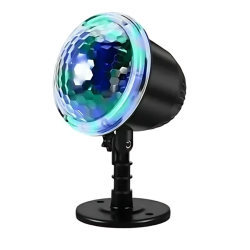 Μίνι Πολύχρωμος SnowFall Νυχτερινός Χριστουγεννιάτικος Φωτισμός – Προτζέκτορας Πολύχρωμης Χιονόπτωσης / Χιονιού – Christmas Night RGB LED Light