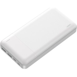Remax RPP-167 Power Bank 30000mAh με 2 Θύρες USB-A Λευκό 