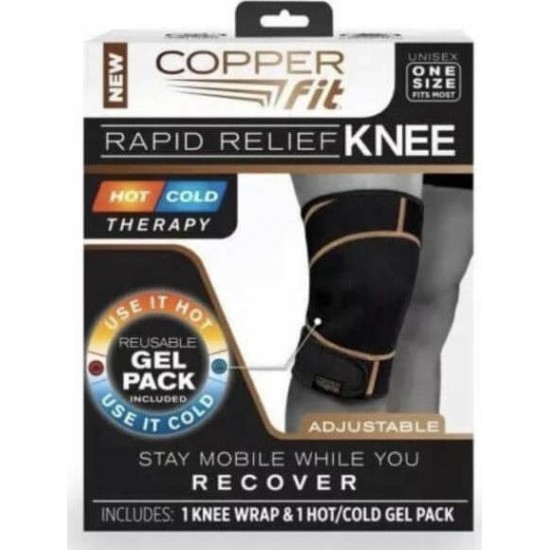 Copper Fit Copper Fit Rapid Gel Επιγονατίδα σε Μαύρο χρώμα