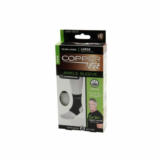 Copper Fit x Brett Favre Compression Επιστραγαλίδα σε Μαύρο χρώμα Copper Fit x Brett Favre Compression Επιστραγαλίδα σε Μαύρο χρώμα