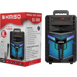 Ηχείο με λειτουργία Karaoke Kimiso QS-7809 σε Μαύρο Χρώμα