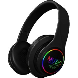 ST-L67 Ασύρματα Bluetooth Over Ear Ακουστικά με 12 ώρες Λειτουργίας Μαύρα