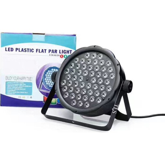 Φωτορυθμικό LED PAR DMX 54 Cb DJ DMX512 RGB