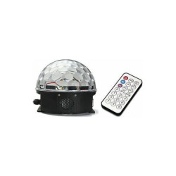 VS-26MP3 Διακοσμητικό Φωτιστικό με Φωτισμό RGB Party Light LED σε Μαύρο Χρώμα