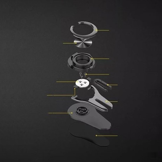 Remax Βάση Κινητού Αυτοκινήτου RL-BK01 με Αντιολισθητική Επιφάνεια