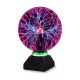 Magic Plasma Light Ball Διακοσμητικό Φωτιστικό με Φωτισμό RGB Plasma Ball LED 21cm σε Μαύρο Χρώμα