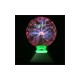 Magic Plasma Light Ball Διακοσμητικό Φωτιστικό με Φωτισμό RGB Plasma Ball LED 21cm σε Μαύρο Χρώμα