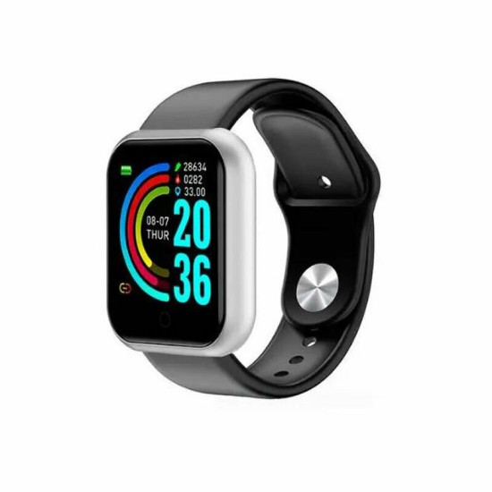 D20 Smartwatch με Παλμογράφο (Ασημί) D20 Smartwatch με Παλμογράφο (Ασημί)