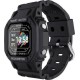 SQR I2 Smartwatch με Παλμογράφο (Μαύρο)