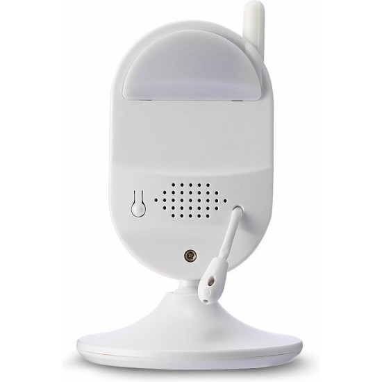 Ενδοεπικοινωνία Μωρού Με Κάμερα & Ήχο "ZR302" με Νανουρίσματα & Μελωδίες, Μέτρηση Θερμοκρασίας και Αμφίδρομη Επικοινωνία 2.4" 2τμχ