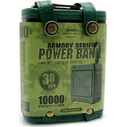 Remax Armory RPP-79 Power Bank 10000mAh με 2 Θύρες USB-A Πράσινο
