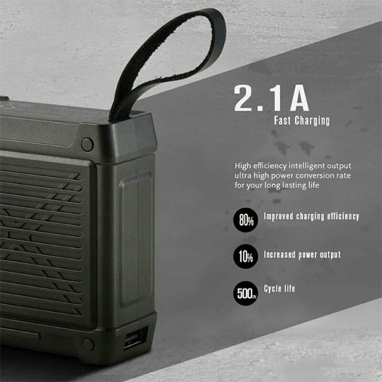 Remax Armory RPP-79 Power Bank 10000mAh με 2 Θύρες USB-A Πράσινο