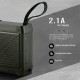 Remax Armory RPP-79 Power Bank 10000mAh με 2 Θύρες USB-A Πράσινο