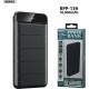 Remax RPP-139 Power Bank 10000mAh με 2 Θύρες USB-A Μαύρο