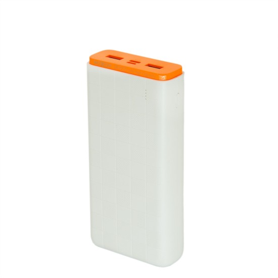 Power Bank 10000mAh 22.5W Moxom με Θύρα USB-A και Θύρα USB-C – Άσπρο