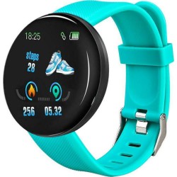 D18 Smartwatch με Παλμογράφο (Πράσινο)
