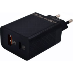 Moxom Φορτιστής Χωρίς Καλώδιο με Θύρα USB-A και Θύρα USB-C 22.5W Power Delivery / Quick Charge 3.0 Μαύρος (MX-HC27)