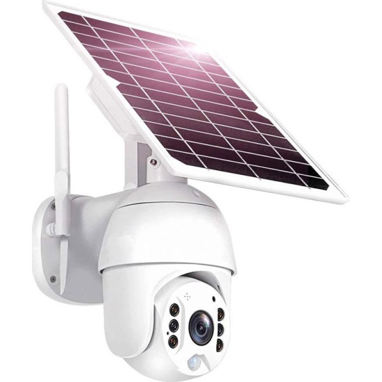 Q3 IP Κάμερα Παρακολούθησης Wi-Fi 1080p Αδιάβροχη με Αμφίδρομη Επικοινωνία και Φακό 4mm Ηλιακή Q3 IP Κάμερα Παρακολούθησης Wi-Fi 1080p Αδιάβροχη με Αμφίδρομη Επικοινωνία και Φακό 4mm Ηλιακή