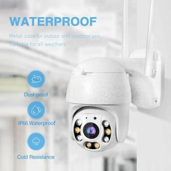 IP Κάμερα Παρακολούθησης Wi-Fi 1080p Αδιάβροχη με Αμφίδρομη Επικοινωνία ALIBWI12
