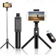 K07 Selfie Stick Τρίποδο Κινητού με Bluetooth Μαύρο K07 Selfie Stick Τρίποδο Κινητού με Bluetooth Μαύρο