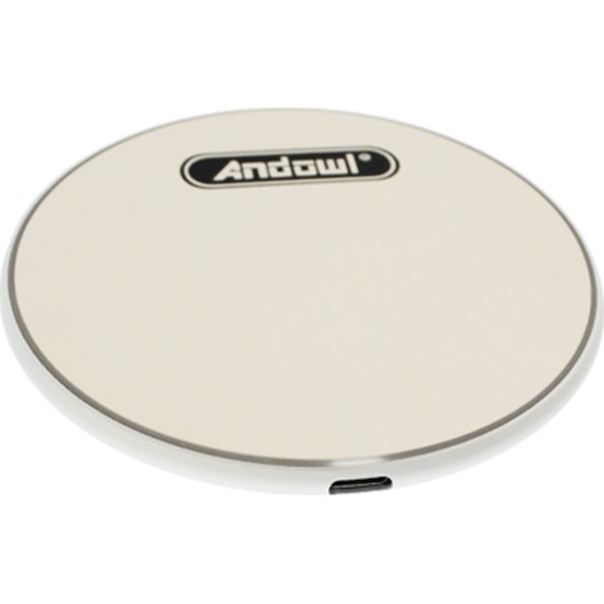 Andowl Ασύρματος Φορτιστής (Qi Pad) 15W Λευκός (Q-PD20) Andowl Ασύρματος Φορτιστής (Qi Pad) 15W Λευκός (Q-PD20)