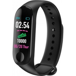Andowl Q-C789 Activity Tracker με Παλμογράφο Μαύρο