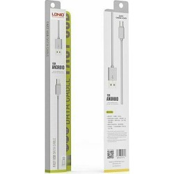 Ldnio Regular USB 2.0 to micro USB Cable Λευκό 1.2m (SY-03S)