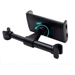 Βάση Κινητού και Tablet Αυτοκινήτου Car HeadRest Mount με Ρυθμιζόμενα Άγκιστρα